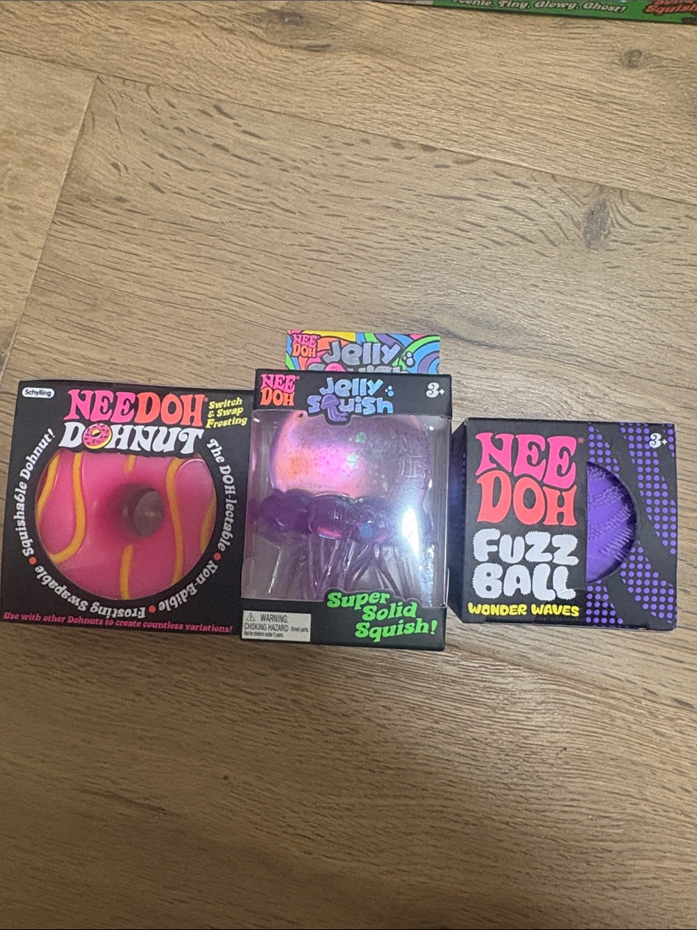 NeeDoh Kids Sensory Toy Set - Pink & Purple